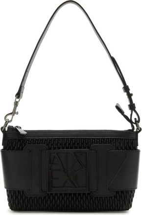 A|X Armani Exchange Zwarte Schoudertas Stijlvol Compact Praktisch - Dames - Schoudertassen - Zwart - ONE Size - Tassen
