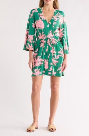 Maaji Enjoyable Cover-Up Caftan in Green at Nordstrom Rack, Size Medium