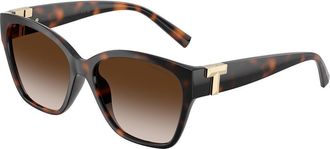 Tiffany & Co. TF4254U 80153B Womens Sunglasses Tortoiseshell Size 56