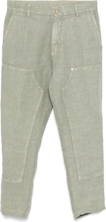 Eleventy Pantaloni crop - Verde