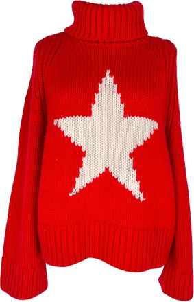 Goldbergh Beauty Star Knitwear Sweater in Red Wool
