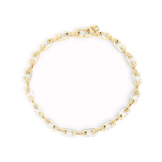 Casablanca Enamel C Link Ketting - Dames - Kettingen - Geel - ONE Size - Accessoires