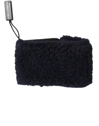 Dolce & Gabbana Wool Knitted Wristband - Black