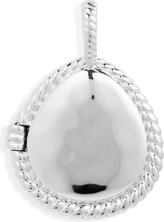 Monica Vinader Mini Deia Locket Charm in Sterling Silver at Nordstrom
