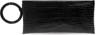 Tom Ford Aura Clutch - Dames - Clutches - Zwart - ONE Size - Leer - Tassen