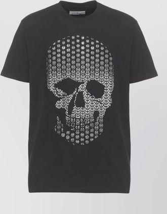 Philipp Plein round neck cotton short sleeve t shirt