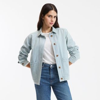 La Redoute Collections Gestreept jasje met knopen, Signature LEONY