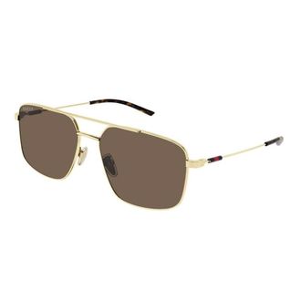 Gucci Specialized Fit Navigator Sunglasses - male - Gucci - Sunglasses - Yellow - 59 MM - Accessories