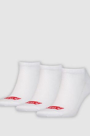 Levi's Calcetines bajos Levis de algod&oacute;n reciclado con el logo Batwing: paquete de 3 - Hombre - 39 - Blanco / White