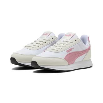 Puma Sneaker PUMA R78 LIGHTWIND, Damen, Gr. 37, weiss (puma wei&szlig;, poised pink, vapor gray), Textil, mehrfarbig, Schuhe Sneaker