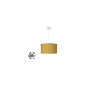 Fabrilamp Lampada a sospensione fashion 2xe27 bianco/giallo regx40x40cm c/diffusore