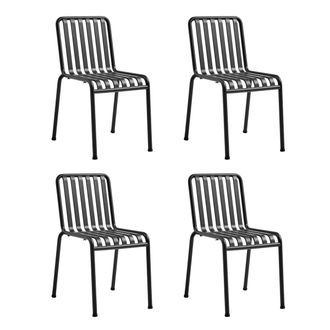 HAY Palissade Stuhl, anthrazit (4er-Set)