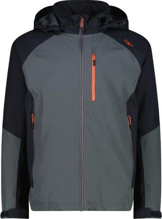 F.lli Campagnolo Jacket Zip Hood Ripstop Regenjacke f&uuml;r Herren | grau