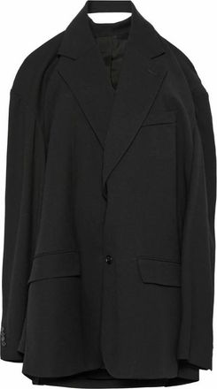 Balenciaga Dames, Jassen, Zwart, Maat: S Leer