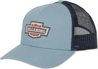 Billabong Walled Trucker Hat in Blue Fog at Nordstrom