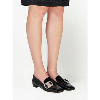 Ferragamo Ladies Black Loafers, US Size 7.5
