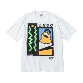 Beams Plus T-Shirts, male, White, Size: S T-Shirt With Artwork By Shinknownsuke