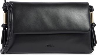 Furla Elettra Leather Crossbody Bag in Nero at Nordstrom Rack