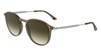 Lacoste Brown Gradient Oval Unisex Sunglasses L6061SN 210 52