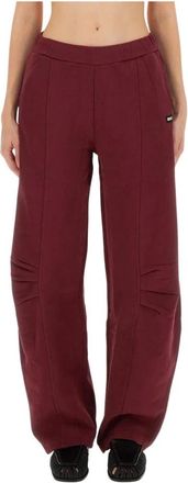Rotate ROTATE Birger Christensen - Pantalones de ch&aacute;ndal de rizo - Trousers - Mujer - Rojo - M