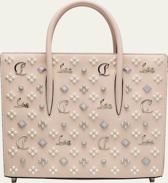 Christian Louboutin Paloma Medium Top Handle in Loubinthesky Leather