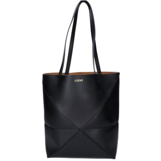 Loewe Black Leather Tote Bag (Pre-Owned)