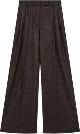 Msgm Pantaloni Larghi - - Trousers - Donna - Marrone - S