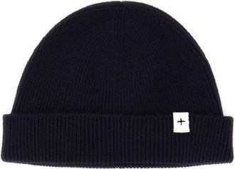 Jil Sander Classic Ribbed Knit Beanie Hat