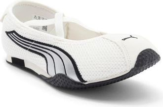 Puma H-Street Ballet Sneaker in Warm White/Puma Silver at Nordstrom, Size 10.5