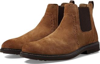 Nunn Bush Otis 2.0 Chelsea Fashion Leather Boots Mens Boots Tan : 10.5 W (EE)