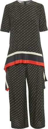 Stella McCartney Completo due pezzi con stampa - Nero