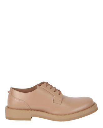 Valentino Leather Rockstud Derbies