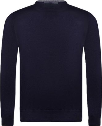 Paolo Fiorillo Neck Roll M/L - Heren - Ronde hals truien - Blauw - S - Truien & Vesten