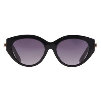 Bulgari Smoke Gradient Cat Eye Ladies Sunglasses BV40046F 01B 56