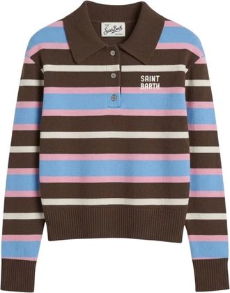 MC2 Saint Barth Maglione Hadidy con colletto e bottoni - - Tops - Donna - Multicolore - S