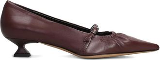 The Seller Pumps met gesp en puntige neus - Rood