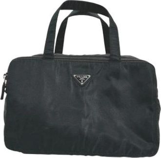 Prada Pre-owned Nylon prada-bags - Dames - Vintage Handtas - Zwart - ONE Size - Nylon - Vintage