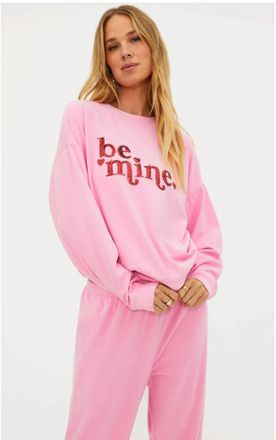 Beach Riot Devyn Oversized Sweatshirt In Lovely Pink