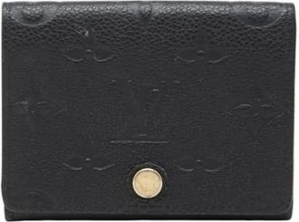 Louis Vuitton Pre-owned Wallets, male, Black, Size: ONE SIZE Pre-owned Business card case