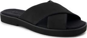 Toms Mae Crossover Slide Sandal in Black at Nordstrom Rack, Size 9.5