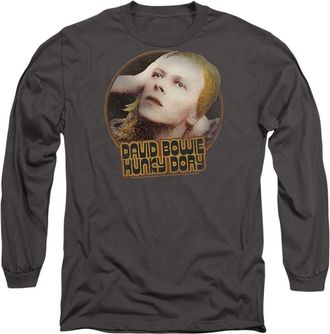 Gildan David Bowie Hunky Dory Circle Long Sleeve Adult Tee / T-Shirt