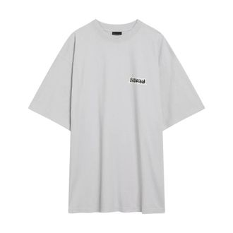 Balenciaga Medium Fit T-shirt - male - Balenciaga - T-Shirts - White - S - Tops
