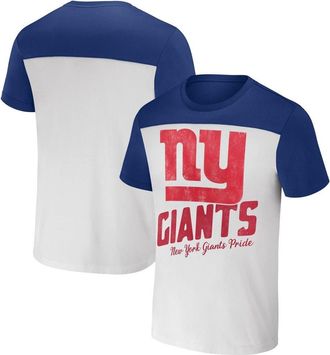 NFL Mens NFL x Darius Rucker Collection by Fanatics Cream New York Giants Colorblocked T-Shirt at Nordstrom, Size Xx-Large