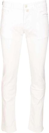Jacob Cohen Nick Slim Jeans - Heren - Slim Fit Jeans - Wit - W33 - Katoen - Jeans