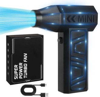 OEM Soplador De Aire Comprimido Recargable E Inal&aacute;mbrico De 100.000 Rpm Para Limpieza Del Hogar, Coche, Teclado Y Pc