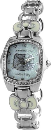 Chronotech Womens Hello Kitty Watch Chct7105ls01mac - Light Grey Silver Steel - One Size