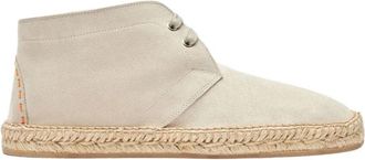 Scarosso Mojave Espadrilles met Veters - Heren - Espadrilles - Beige - 39 EU - Leer - Schoenen