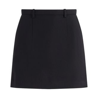 Anine Bing Rokken, Dames, Zwart, 4Xs, Wol, Livy Skirt