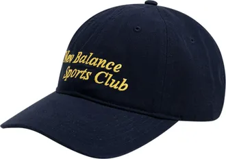 New Balance Embroidery New Balance Sports Club Hat Navy LAH32404-NNY