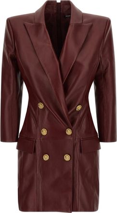 Balmain Maroon Blazer dress
